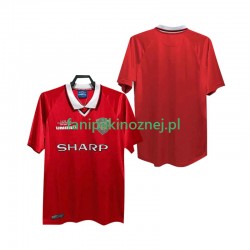 Koszulka Manchester United 2000 Retro 1999 Domowa Krótkie Rękawy ,Męska