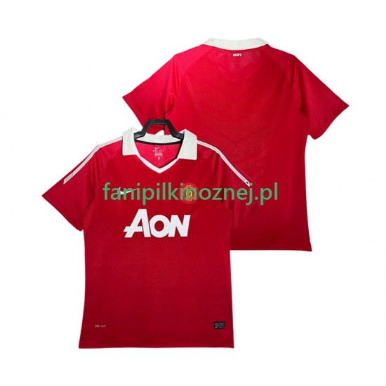 Koszulka Manchester United Retro 2011 2010 Domowa Krótkie Rękawy ,Męska