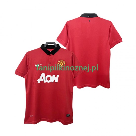 Koszulka Manchester United 2013 2014 Retro Domowa Krótkie Rękawy ,Męska