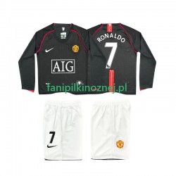 Koszulka Manchester United Ronaldo 7 2007 Retro 2008 Wyjazdowa Długie Rękawy ,Dziecięca