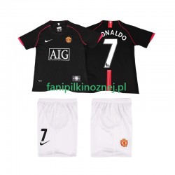 Koszulka Manchester United Ronaldo 7 2007 Retro 2008 Wyjazdowa Krótkie Rękawy ,Dziecięca