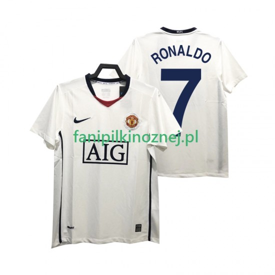 Koszulka Manchester United Ronaldo 7 Premier League 2009 Retro 2008 Wyjazdowa Krótkie Rękawy ,Męska