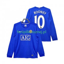 Koszulka Manchester United Rooney 10 2009 Retro 2008 Trzeci Długie Rękawy ,Męska
