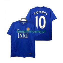 Koszulka Manchester United Rooney 10 2009 Retro 2008 Trzeci Krótkie Rękawy ,Męska
