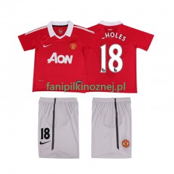 Koszulka Manchester United SCHOLES 18 Retro 2011 2010 Domowa Krótkie Rękawy ,Dziecięca