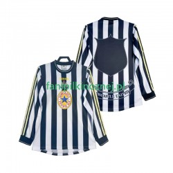 Koszulka Newcastle United 1997 Retro 1999 Domowa Długie Rękawy ,Męska