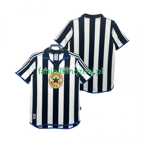 Koszulka Newcastle United 2000 Retro 1999 Domowa Krótkie Rękawy ,Męska
