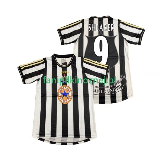 Koszulka Newcastle United SHEARER 9 1997 Retro 1999 Domowa Krótkie Rękawy ,Męska