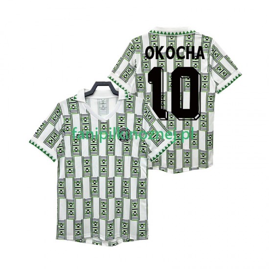 Koszulka Reprezentacji Nigerii OKOCHA 10 Retro 1994 Wyjazdowa Krótkie Rękawy ,Męska