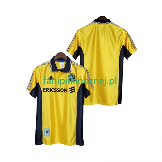 Koszulka Olympique Marsylia Retro 1998 1999 Trzeci Krótkie Rękawy ,Męska