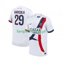 Koszulka Paris Saint-Germain Bradley Barcola 29 2025-2026 Wyjazdowa Krótkie Rękawy ,Męska