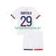 Koszulka Paris Saint-Germain Bradley Barcola 29 2025-2026 Wyjazdowa Krótkie Rękawy ,Dziecięca