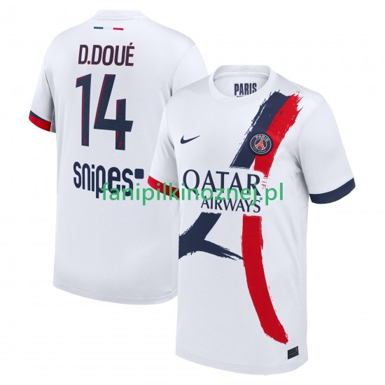 Koszulka Paris Saint-Germain Desire Doue 14 2025-2026 Wyjazdowa Krótkie Rękawy ,Męska