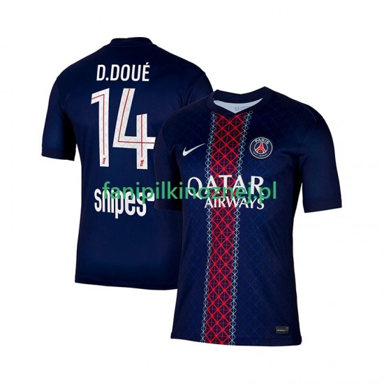 Koszulka Paris Saint-Germain Desire Doue 14 2025-2026 Domowa Krótkie Rękawy ,Męska