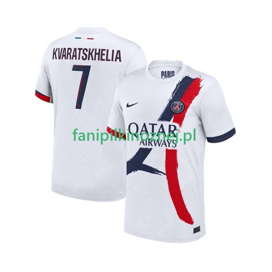 Koszulka Paris Saint-Germain Khvicha Kvaratskhelia 7 2025-2026 Wyjazdowa Krótkie Rękawy ,Męska