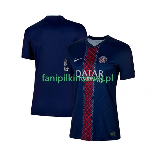 Koszulka Paris Saint-Germain 2025-2026 Domowa Krótkie Rękawy ,Damska