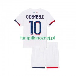 Koszulka Paris Saint-Germain Ousmane Dembele 10 2025-2026 Wyjazdowa Krótkie Rękawy ,Dziecięca
