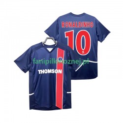 Koszulka Paris Saint-Germain RONALDINHO 10 2003 Retro 2002 Domowa Krótkie Rękawy ,Męska
