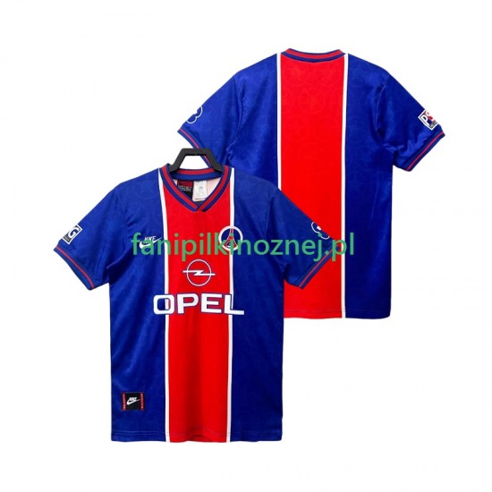 Koszulka Paris Saint-Germain 1995 1996 Retro Domowa Krótkie Rękawy ,Męska
