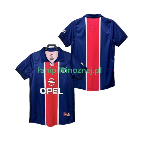 Koszulka Paris Saint-Germain Retro 1998 1999 Domowa Krótkie Rękawy ,Męska