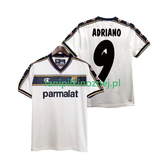 Koszulka Parma ADRIANO 9 2003 Retro 2002 Wyjazdowa Krótkie Rękawy ,Męska