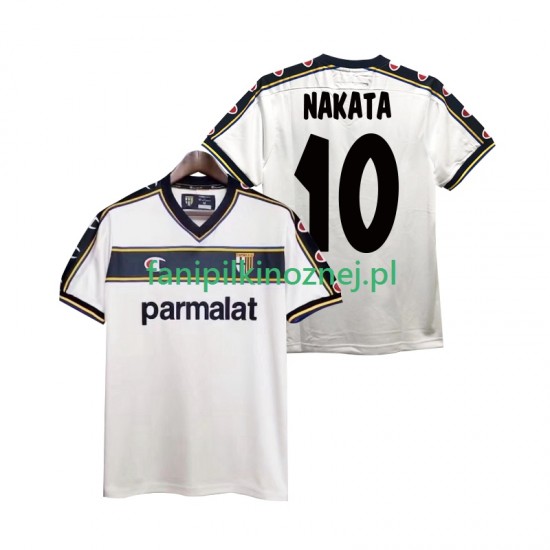 Koszulka Parma NAKATA 10 2003 Retro 2002 Wyjazdowa Krótkie Rękawy ,Męska