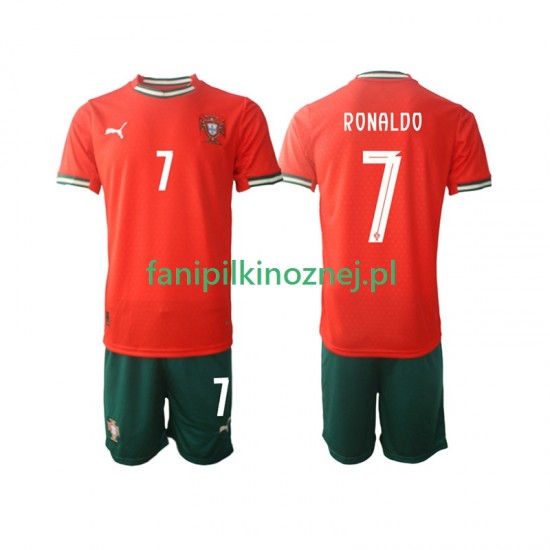 Koszulka Reprezentacji Portugalii Cristiano Ronaldo 7 2025 Domowa Krótkie Rękawy ,Dziecięca