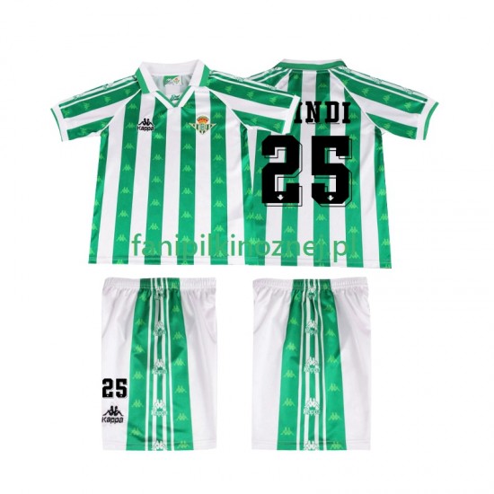 Koszulka Real Betis FINIDI 25 1996 1997 Retro Domowa Krótkie Rękawy ,Dziecięca