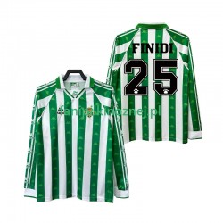 Koszulka Real Betis FINIDI 25 1996 1997 Retro Domowa Długie Rękawy ,Męska