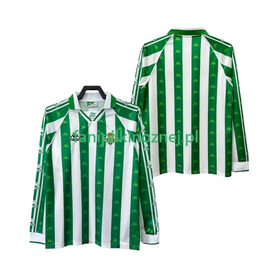 Koszulka Real Betis 1996 1997 Retro Domowa Długie Rękawy ,Męska