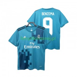 Koszulka Real Madryt BENZEMA 9 2017 2018 Retro Trzeci Krótkie Rękawy ,Męska