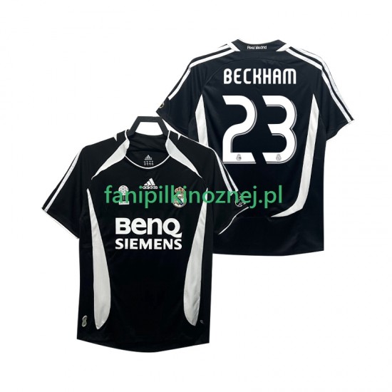 Koszulka Real Madryt Beckham 23 2007 Retro 2006 Trzeci Krótkie Rękawy ,Męska