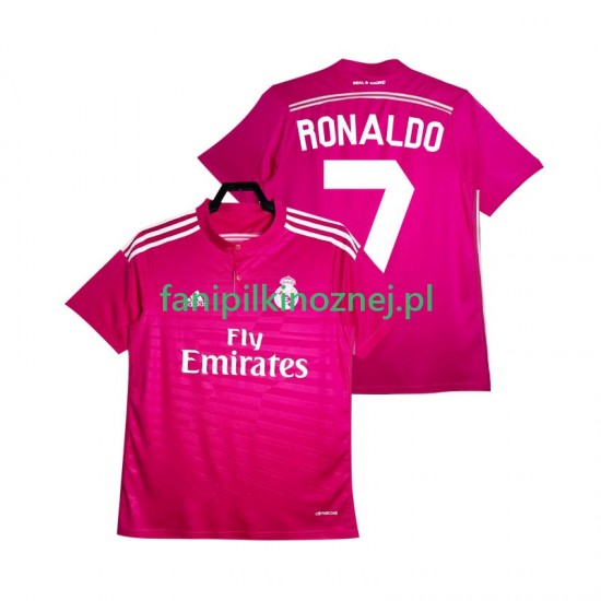 Koszulka Real Madryt Cristiano Ronaldo 7 2014 2015 Retro Wyjazdowa Krótkie Rękawy ,Męska