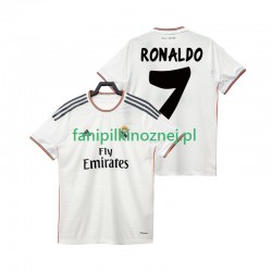 Koszulka Real Madryt Cristiano Ronaldo 7 2013 2014 Retro Domowa Krótkie Rękawy ,Męska