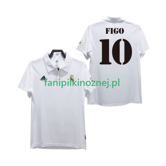 Koszulka Real Madryt FIGO 10 2003 Retro 2002 Domowa Krótkie Rękawy ,Męska
