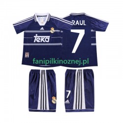 Koszulka Real Madryt RAUL 7 Retro 1998 1999 Wyjazdowa Krótkie Rękawy ,Dziecięca