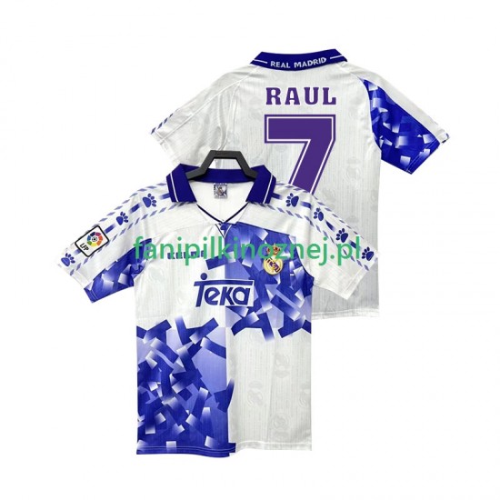 Koszulka Real Madryt RAUL 7 1996 1997 Retro Trzeci Krótkie Rękawy ,Męska