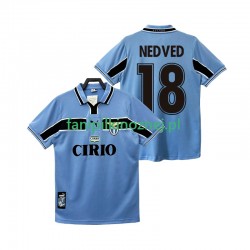 Koszulka SS Lazio NEDVED 18 Retro 1998 1999 Domowa Krótkie Rękawy ,Męska