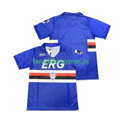 Koszulka Sampdoria 1990 1991 Retro Domowa Krótkie Rękawy ,Męska