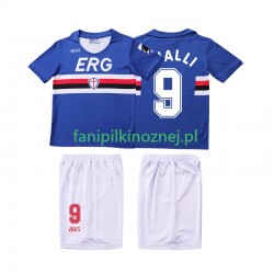 Koszulka Sampdoria VIALLI 9 1990 1991 Retro Domowa Krótkie Rękawy ,Dziecięca