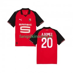 Koszulka Stade Rennais Andres Gomez 20 2025-2026 Domowa Krótkie Rękawy ,Męska
