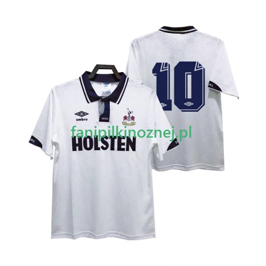 Koszulka Tottenham Hotspur 10 1991 1993 Retro Domowa Krótkie Rękawy ,Męska