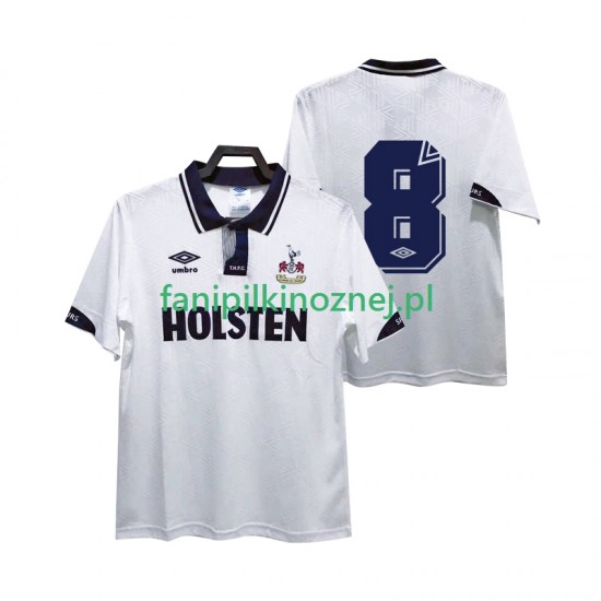 Koszulka Tottenham Hotspur 8 1991 1993 Retro Domowa Krótkie Rękawy ,Męska