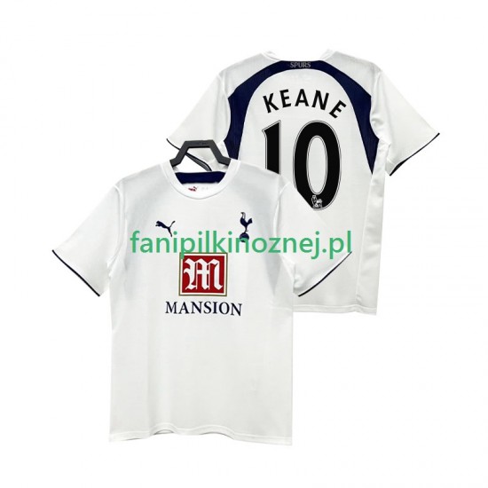 Koszulka Tottenham Hotspur Keane 10 2007 Retro 2006 Domowa Krótkie Rękawy ,Męska