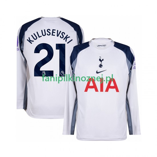 Koszulka Tottenham Hotspur Kulusevski 21 2025-2026 Domowa Długie Rękawy ,Męska