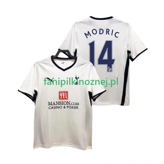 Koszulka Tottenham Hotspur Modrić Luca 14 2009 Retro 2008 Domowa Krótkie Rękawy ,Męska