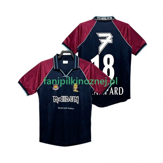 Koszulka West Ham United LAMPARD 18 Iron Maiden Retro 1999 Domowa Krótkie Rękawy ,Męska