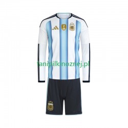 Koszulka Reprezentacji Argentyny Mistrzostwa Świata 2026 Domowa Długie Rękawy ,Dziecięca