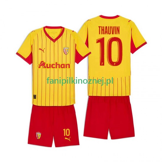 Koszulka RC Lens Florian Thauvin 10 2025-2026 Domowa Krótkie Rękawy ,Dziecięca