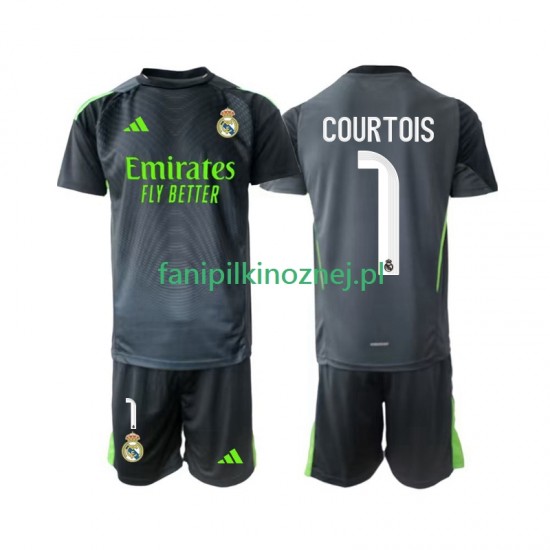 Koszulka Real Madryt Thibaut Courtois 1 Bramkarska 2025-2026 Trzeci Krótkie Rękawy ,Dziecięca